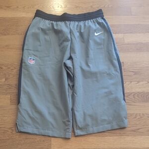 Nike Gray and Black NFL Men's Shorts